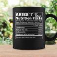 Nutrition Facts Horoscope Zodiac Aries Coffee Mug Gifts ideas