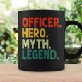 Officer Hero Myth Legend Retro Vintage Polizistin Tassen Geschenkideen