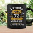 Oktober 1950 Lustige Geschenke 72 Geburtstag Tassen Geschenkideen