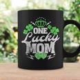 One Lucky Mom St Patricks Day Gift Vintage 70S Dice Coffee Mug Gifts ideas