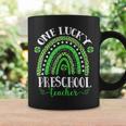 One Lucky Preschool Teacher St Patricks Day Funny Rainbow Coffee Mug Gifts ideas