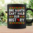 One Month Cant Hold Our History African Pride Black History Coffee Mug Gifts ideas