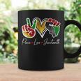 Peace Love Junenth Black Pride Freedom 4Th Of July Coffee Mug Gifts ideas