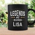 Personalisiertes Legends Are Named Lisa Tassen mit Sternenmotiv Geschenkideen