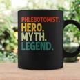 Phlebotomiker Held Mythos Legende Vintage-Phlebotomie Tassen Geschenkideen