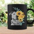 Pit Bull MomFace Flower Mothers Day Gift Gift For Womens Coffee Mug Gifts ideas