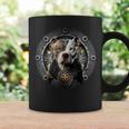 Pitbull Dad Viking Nordic Vikings Pit Bul Warrior Themed Coffee Mug Gifts ideas