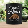 Pitbull Lover Dog Funny Pitbull Dad Father Day Lover Dog 28 Pitbulls Coffee Mug Gifts ideas