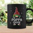 Poppa Gnome Buffalo Plaid Matching Family Christmas Funny Coffee Mug Gifts ideas