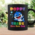 Poppy Shark Funny Fathers Day Gift For Mens Dad Coffee Mug Gifts ideas