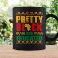 Pretty Black And Educated Women African Map Black History Coffee Mug Gifts ideas