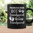 Promoted From Dog Grandparent To Human Grandparent Coffee Mug Gifts ideas
