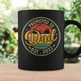 Promoted To Dad Est 2023 Retro New Dad First Dad Coffee Mug Gifts ideas