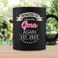 Promoted To Gma Again Est 2023 New Mom Dad Mother Father Coffee Mug Gifts ideas