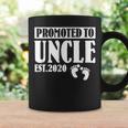 Promoted To Uncle Est 2020 Funny Uncle Gift For Mens Coffee Mug Gifts ideas