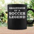 Proud Grandson Of A Soccer Player Football Grandpa Gift Idea Coffee Mug Gifts ideas