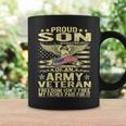 Proud Son Of An Army Veteran Military Veterans Child Gift Coffee Mug Gifts ideas