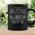 Proud Us Army Ranger Wife Flag American Usa Military Veteran Gift For Womens Coffee Mug Gifts ideas
