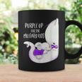 Purple Up For The Military Kids Month Funny Elephant Ribbon Coffee Mug Gifts ideas