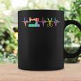 Quilter Sewing Heartbeat For Quilting Lover Mm Coffee Mug Gifts ideas