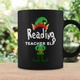Reading Teacher Elf Family Matching ChristmasCoffee Mug Gifts ideas