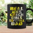 Real Men Coach Girls Softball Dad Coffee Mug Gifts ideas