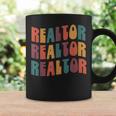 Realtor Groovy Retro Colorful Design Real Estate Agent Coffee Mug Gifts ideas