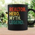 Realtor Hero Myth Legend Vintage-Immobilienmakler Tassen Geschenkideen