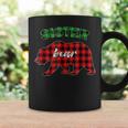 Red Green Plaid Sister Bear Matching Family Pajama Coffee Mug Gifts ideas
