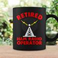 Retired Ham Radio Operator Father Radio Tower Humor Coffee Mug Gifts ideas