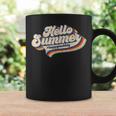 Retro 70S Hello Summer Happy Last Day Of School Teacher Kids Coffee Mug Gifts ideas