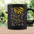 Retro Sunflower Graphic Flower Lover Gardening Coffee Mug Gifts ideas