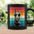 Retro Vintage Doberman Pinscher With Sunglasses Dog Lovers Coffee Mug Gifts ideas