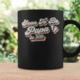 Retro Vintage Soon To Be Papa 2023 New Dad First Time Dad Coffee Mug Gifts ideas