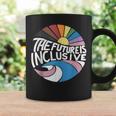 Retro Vintage The Future Is Inclusive Lgbt Gay Rights Pride Coffee Mug Gifts ideas