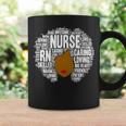 Rn Nurse Afro Word Art Gift African American Nurses Coffee Mug Gifts ideas