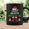 Santa’S Favorite Mother In Law Family Matching ChristmasCoffee Mug Gifts ideas