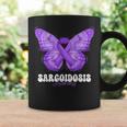 Sarcoidosis Awareness Month Purple Ribbon Butterfly Coffee Mug Gifts ideas