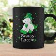 Sassy Lassie Girls Women St Patricks Day Coffee Mug Gifts ideas