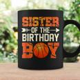 Sister Of The Birthday Boy Basketball Mother Mom Funny Coffee Mug Gifts ideas