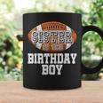 Sister Of The Birthday Boy Football Player Vintage Retro Coffee Mug Gifts ideas
