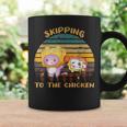 Skipping To The Retro Chicken Funny Lanky Arts Box Videogame Coffee Mug Gifts ideas
