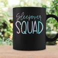 Sleepover Squad Slumber Party Crew Pajama Bff Bestie Tie Dye Coffee Mug Gifts ideas