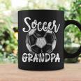 Soccer Grandpa Men Family Matching Team Player Soccer Ball Coffee Mug Gifts ideas