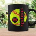 Softball Custom Name And Number Sport Lover Sport Player Personalized Gift Coffee Mug Gifts ideas