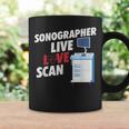 Sonographie Tassen: Live Love Scan, Medizinische Ultraschall Technik Geschenkideen