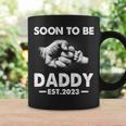 Soon To Be Daddy Est2023 Fathers Day New Dad First Time Dad Coffee Mug Gifts ideas