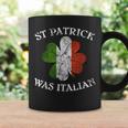 St Patrick Was Italian St Patricks Day Hat Clover Vintage Coffee Mug Gifts ideas