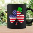 St Patricks Day Irish American Flag Shamrock  V3 Coffee Mug Gifts ideas
