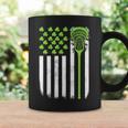 St Patricks Day Lacrosse Lax Usa Flag Women Irish Shamrock Coffee Mug Gifts ideas